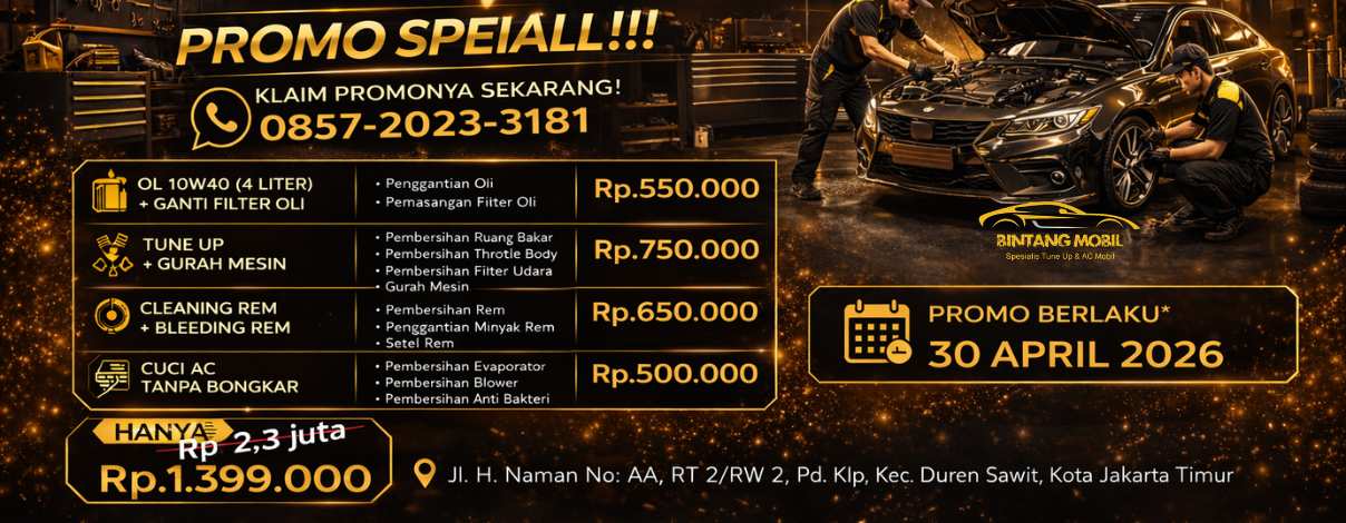 Promo Service Lengkap Bintang Mobil