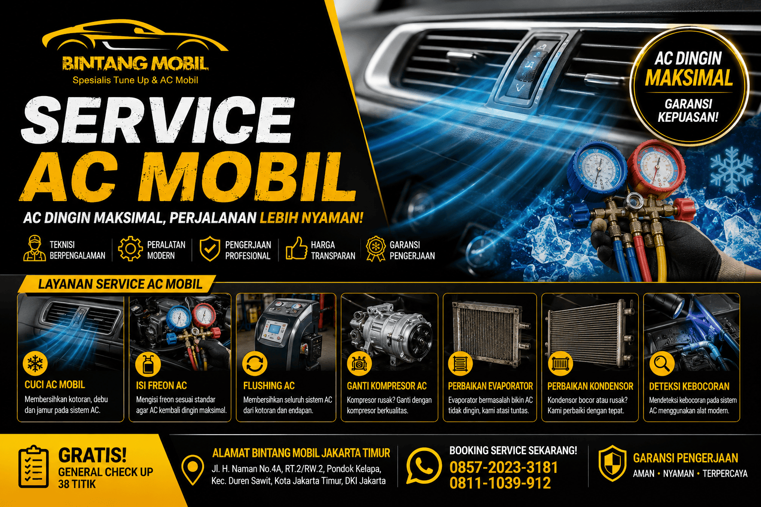 Service AC Mobil