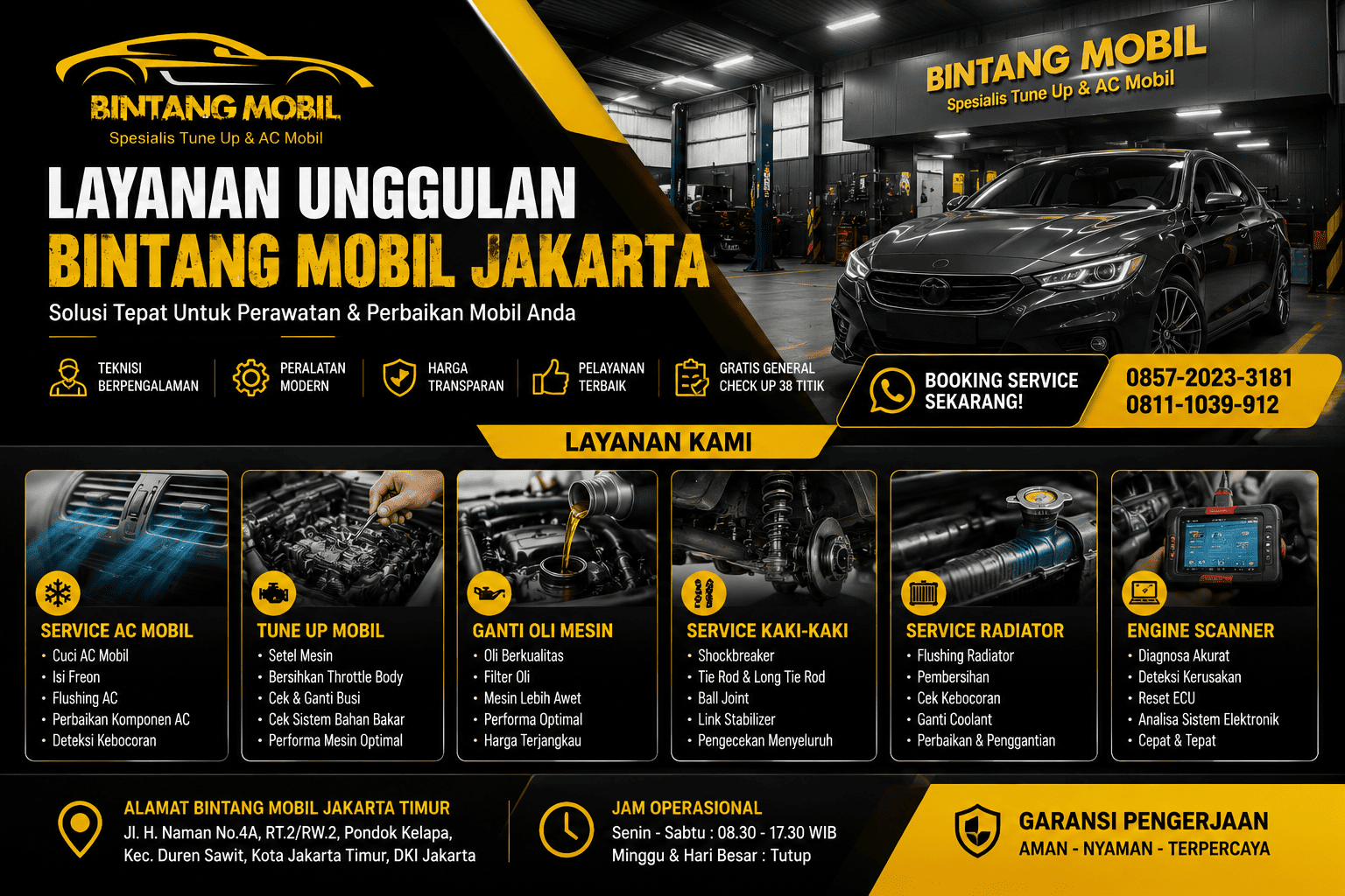 Layanan Unggulan Bintang Mobil Jakarta