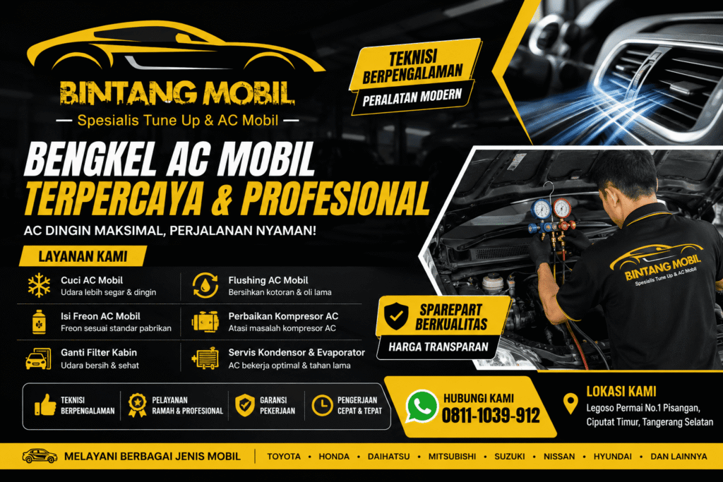 Bengkel AC Mobil Dekat Lebak Bulus