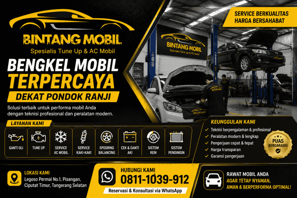 Bengkel Mobil Dekat Pondok Ranji