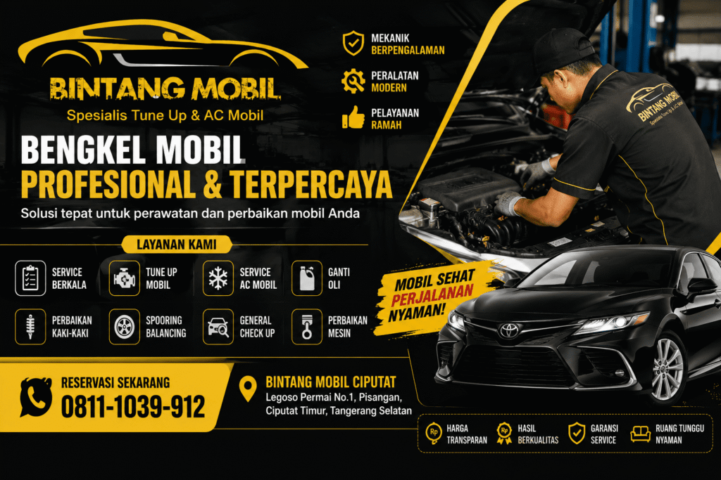 Bengkel Mobil Dekat Pondok Aren Terbaik