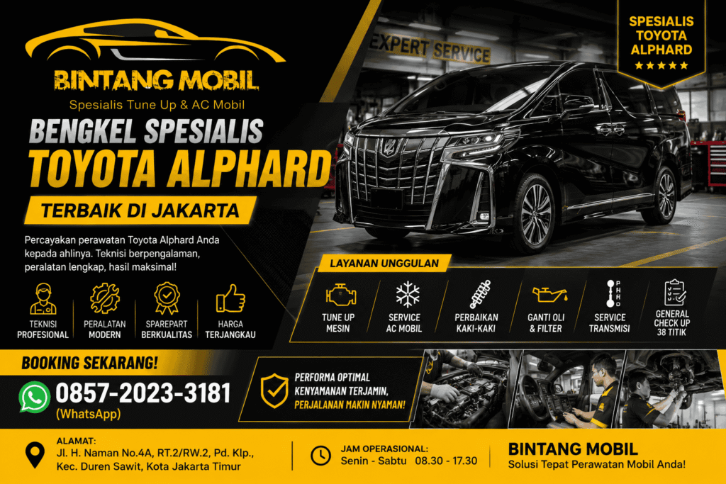 Bengkel Spesialis Toyota Alphard