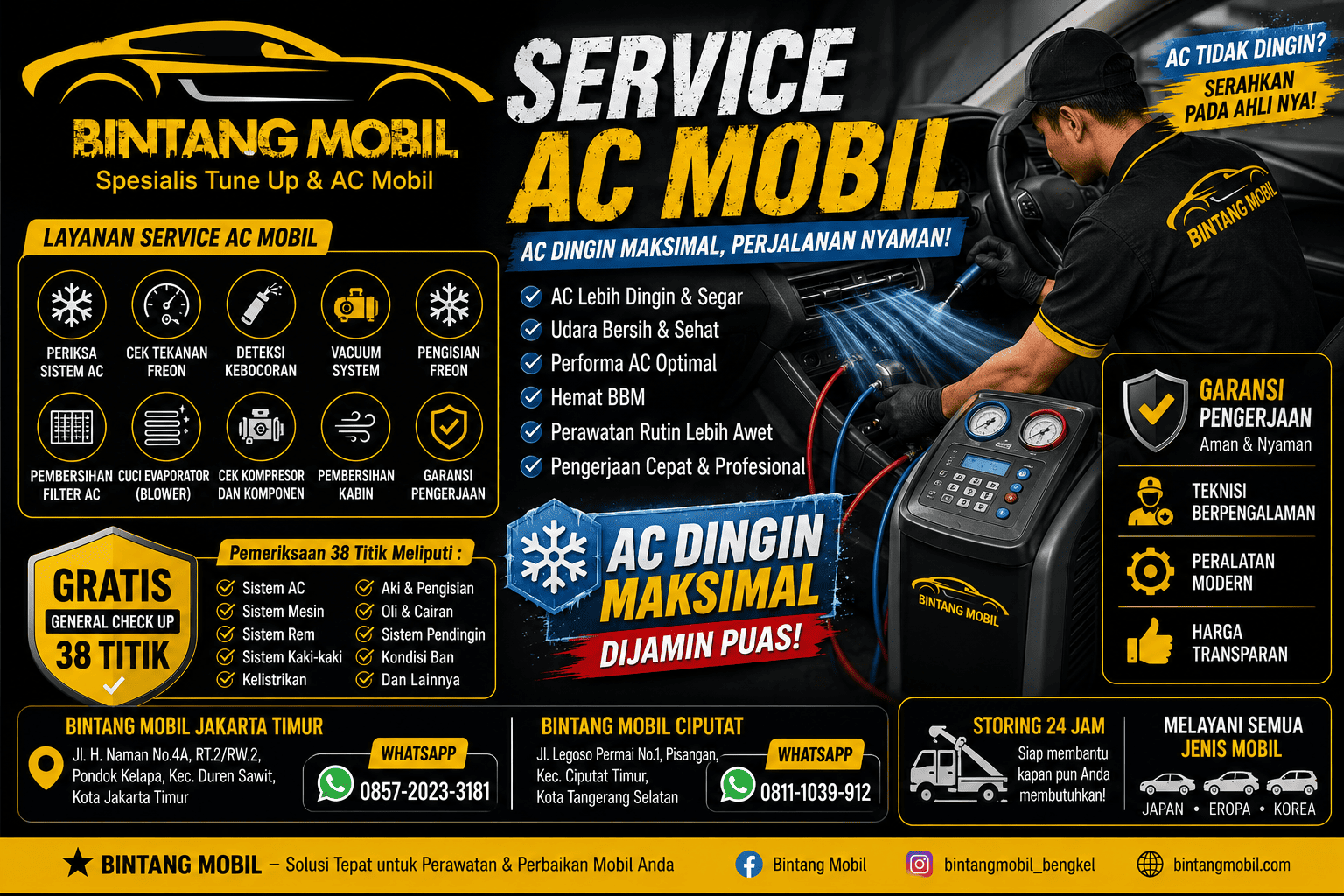 Service AC Mobil