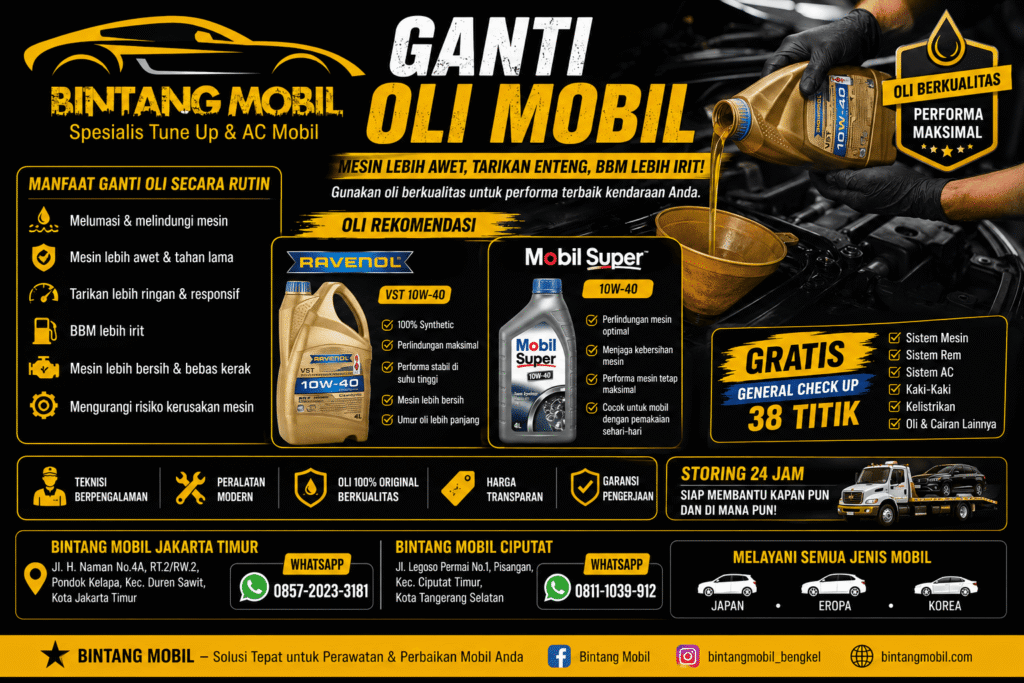 Ganti Oli Mobil