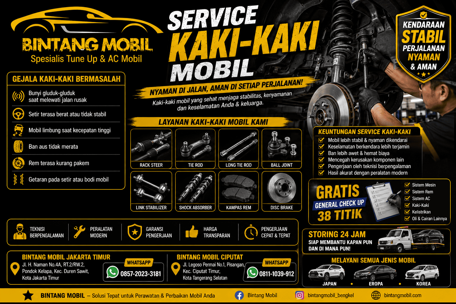 Service Kaki-Kaki Mobil