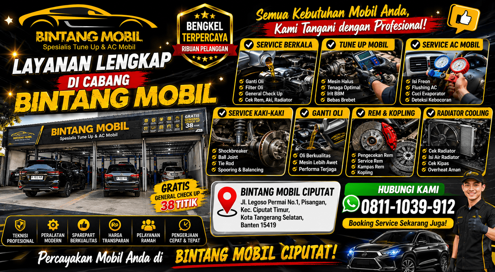 Layanan Lengkap di Cabang Bintang Mobil
