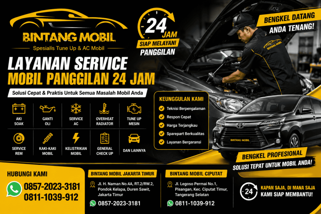 Layanan Service Mobil Panggilan 24 Jam Solusi Praktis Saat Mobil Bermasalah