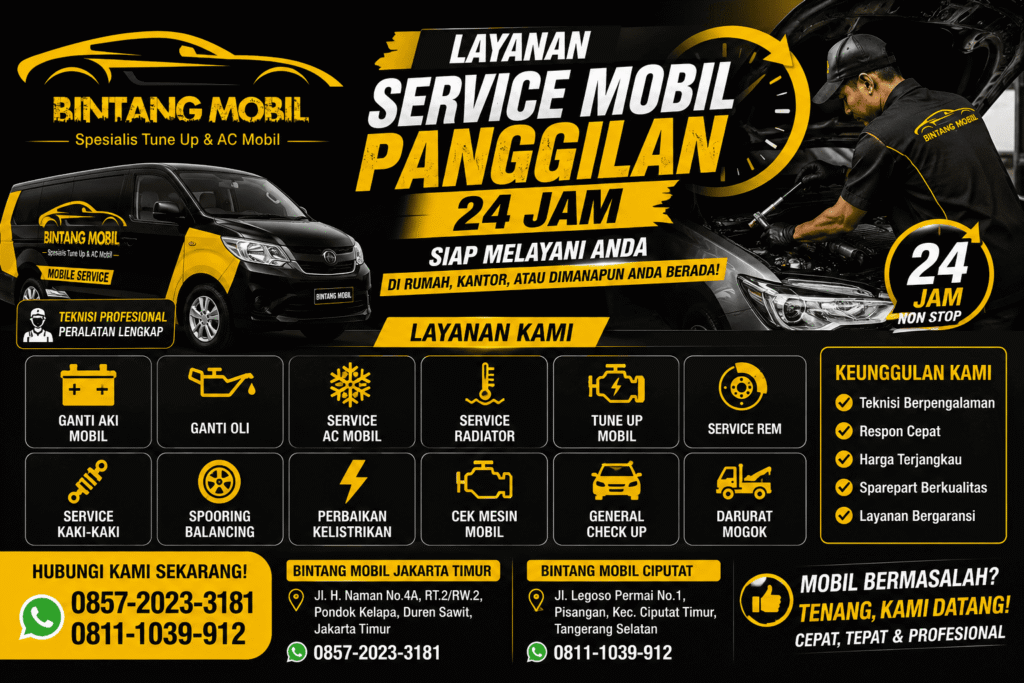 Layanan Service Mobil Panggilan 24 Jam Solusi Praktis Saat Mobil Bermasalah