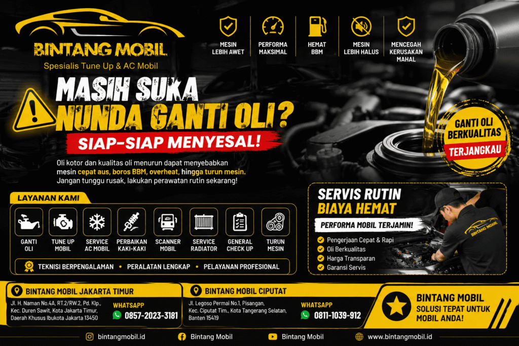 Masih Suka Nunda Ganti Oli?