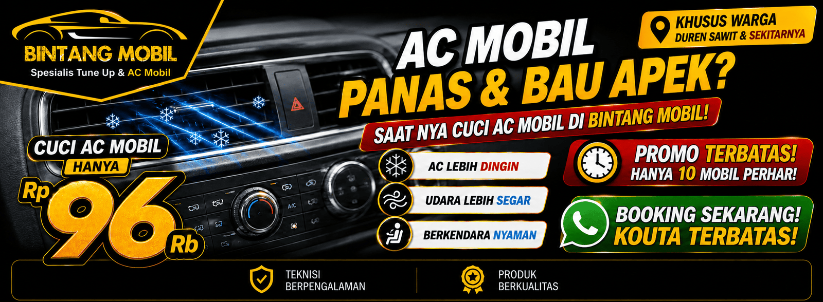 Bintang Mobil Jakarta – Bengkel Mobil Terpercaya untuk Service AC, Tune Up, dan Perawatan Mobil Lengkap