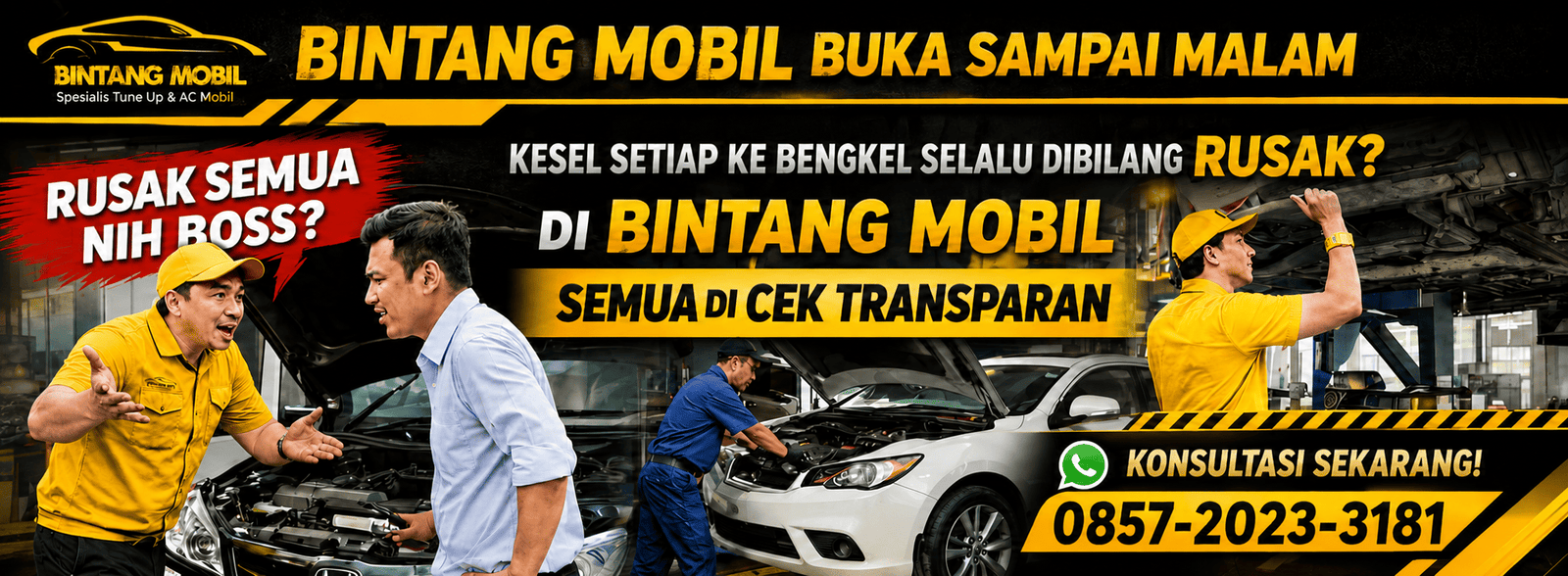 Bintang Mobil Jakarta – Bengkel Mobil Terpercaya untuk Service AC, Tune Up, dan Perawatan Mobil Lengkap