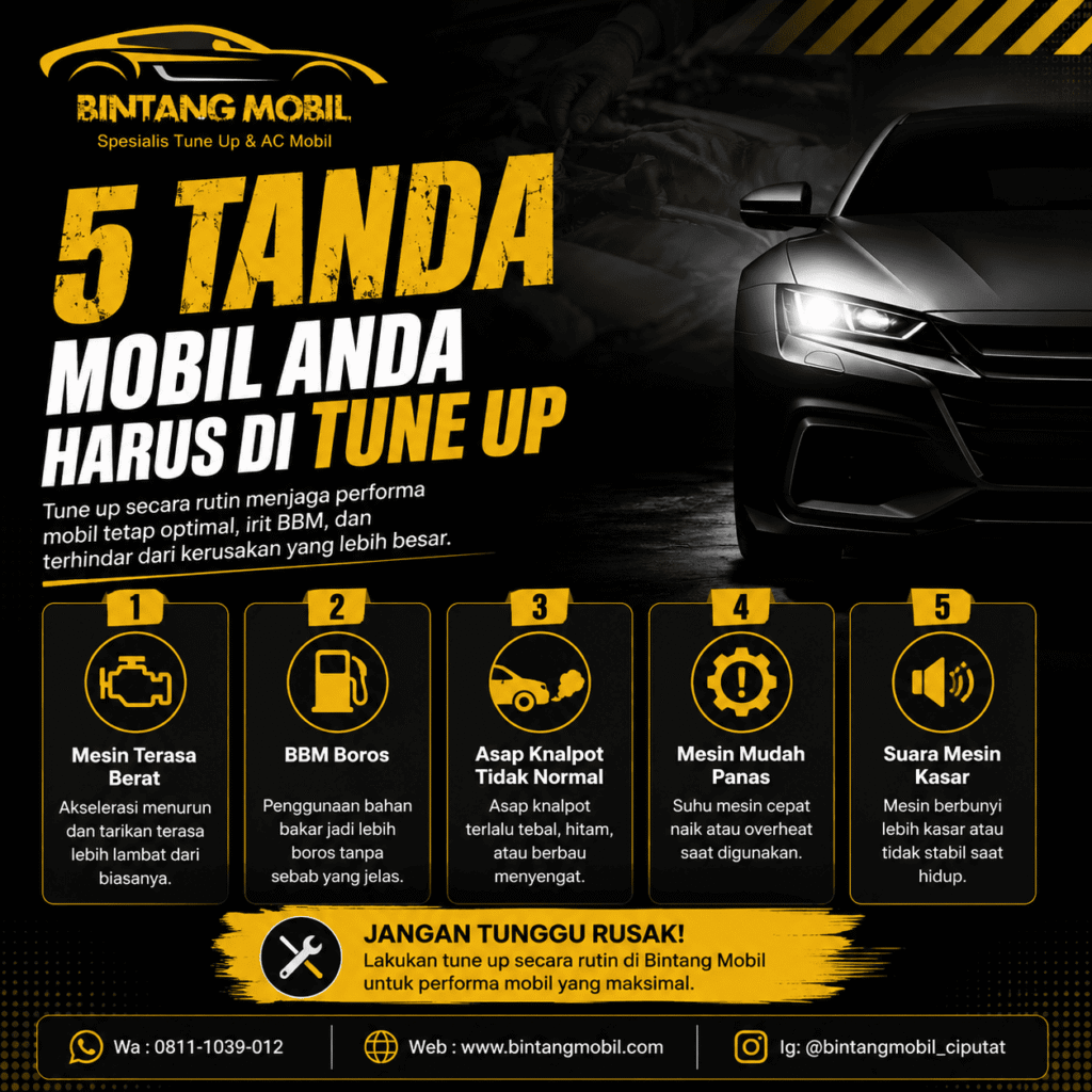 5 Tanda Mobil Kamu Harus di Tune Up Agar Performa Tetap Prima