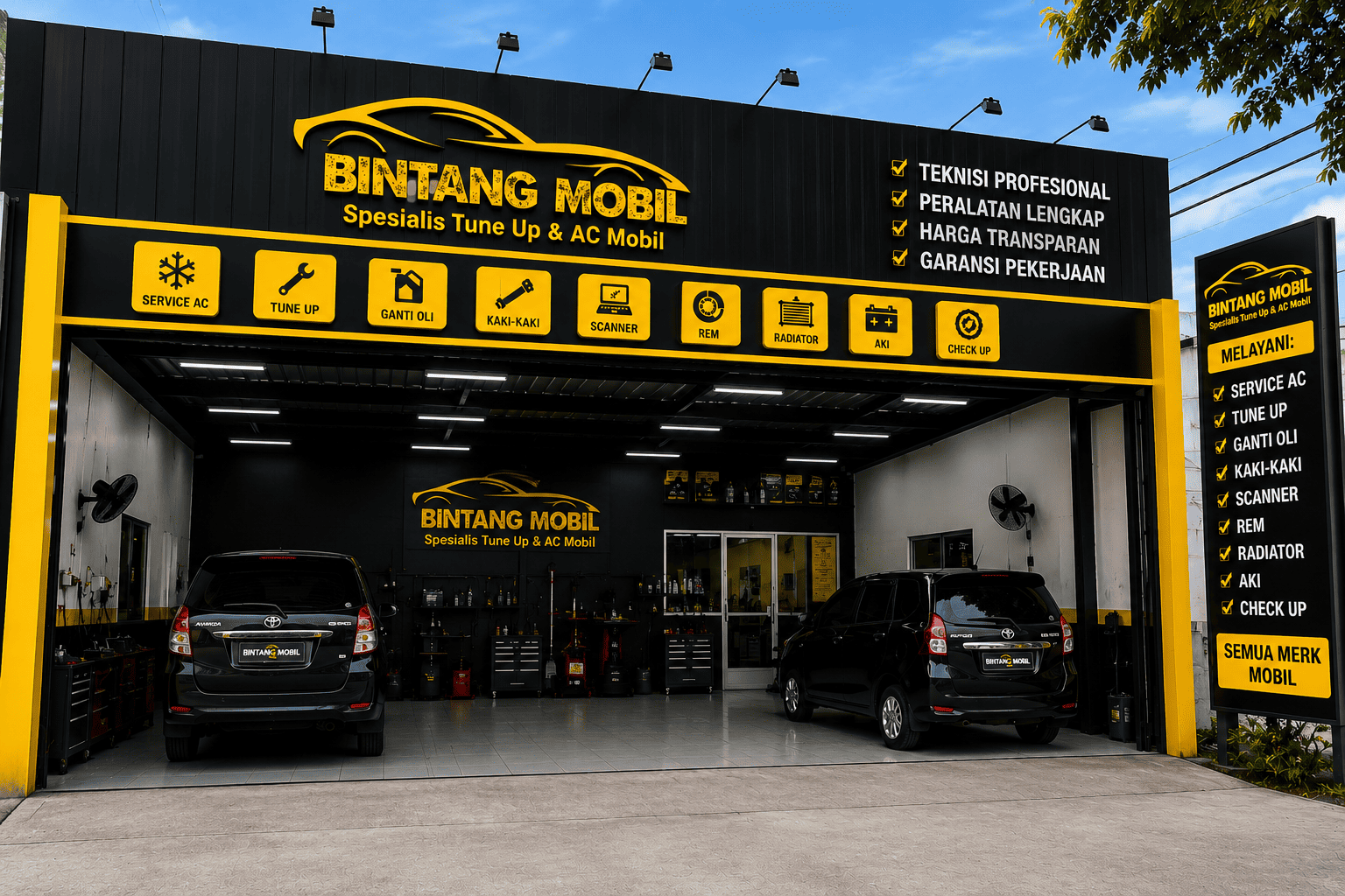 Bengkel Mobil Terpercaya Bintang Mobil