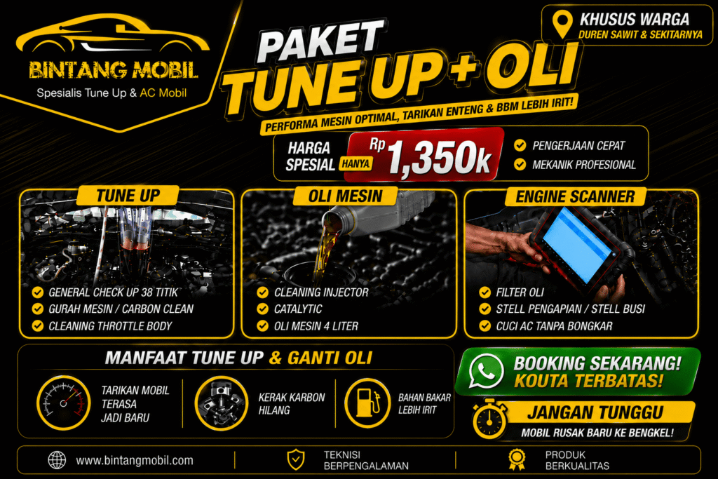 Paket Tune Up Oli Treatment Full