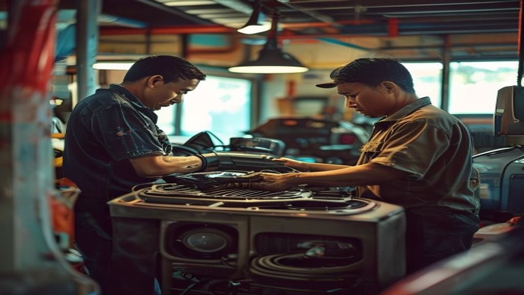 Teknisi service AC mobil Ciputat profesional