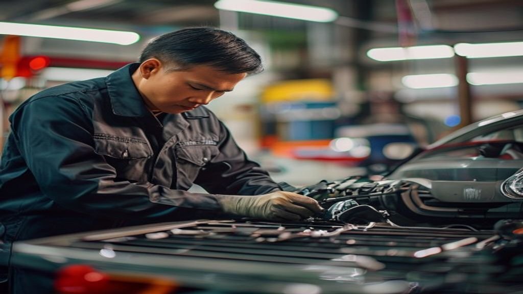 Teknisi servis AC mobil Tangerang Selatan profesional