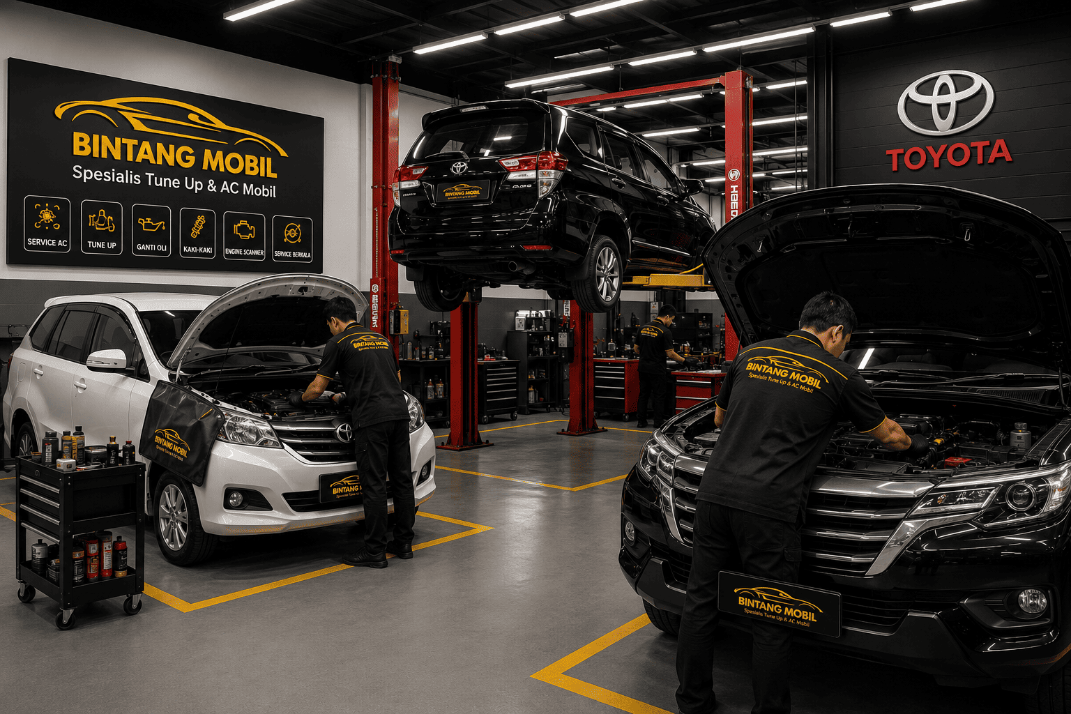 Bengkel Spesialis Mobil Toyota Bintang Mobil