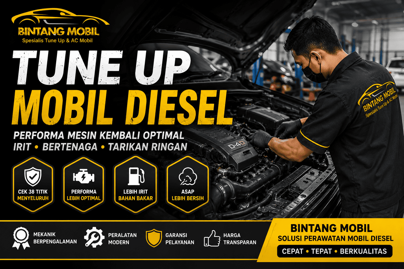 Tune Up Mobil Diesel Bintang Mobil