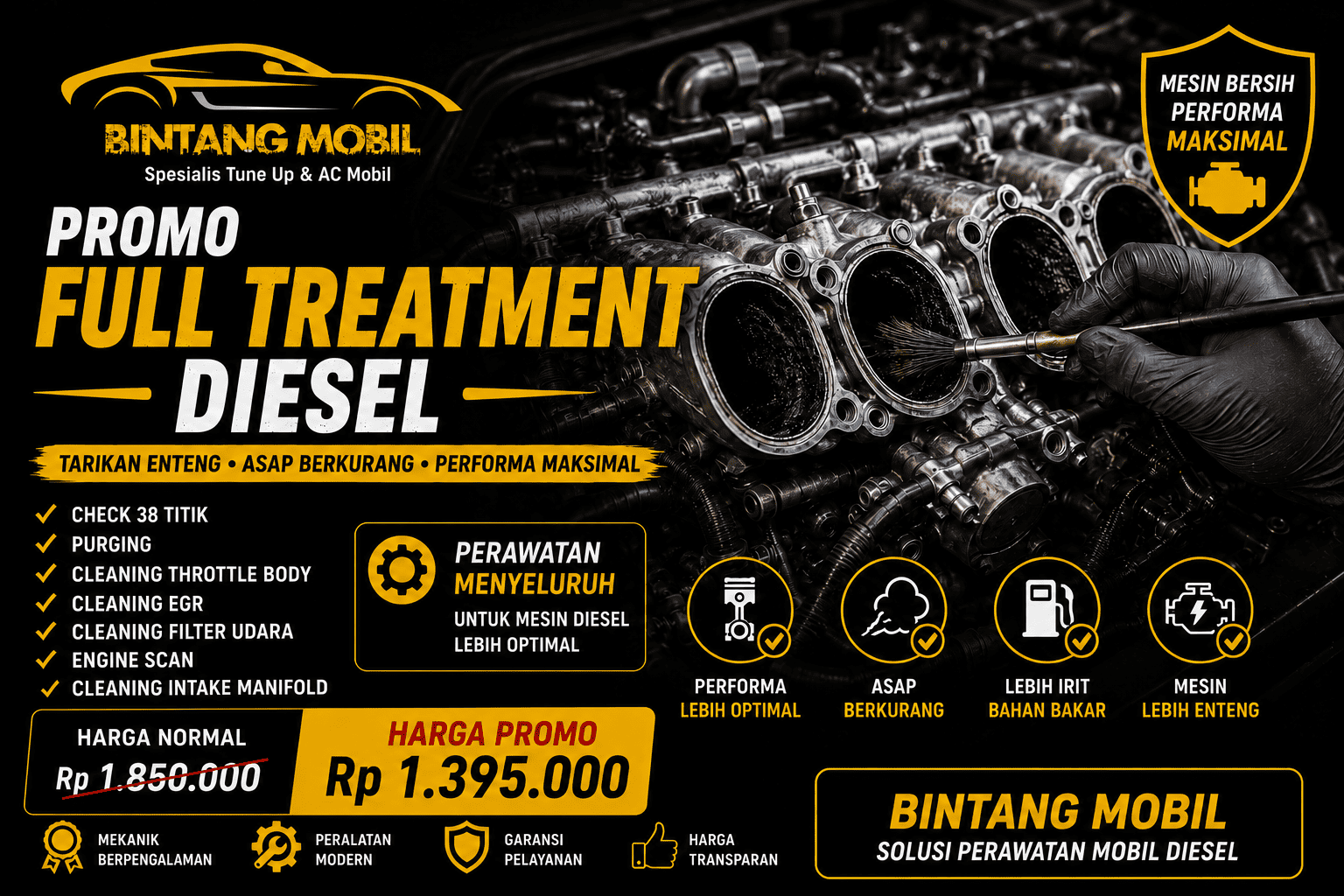 Promo Full Treatment Tune Up Diesel