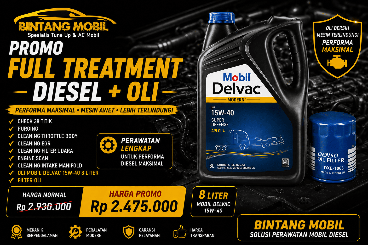 Promo Full Treatment Diesel Plus Oli